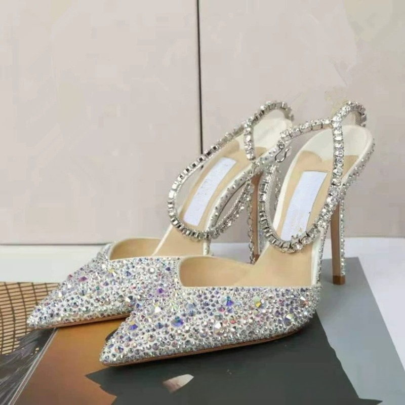 Luxury Lifestyle Shoes - Nowe Damskie Buty Letnie Nowe Kryształowe