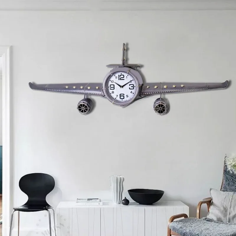 Luxury Lifestyle Homes - Ciche zegary ścienne do salonu, metalowe