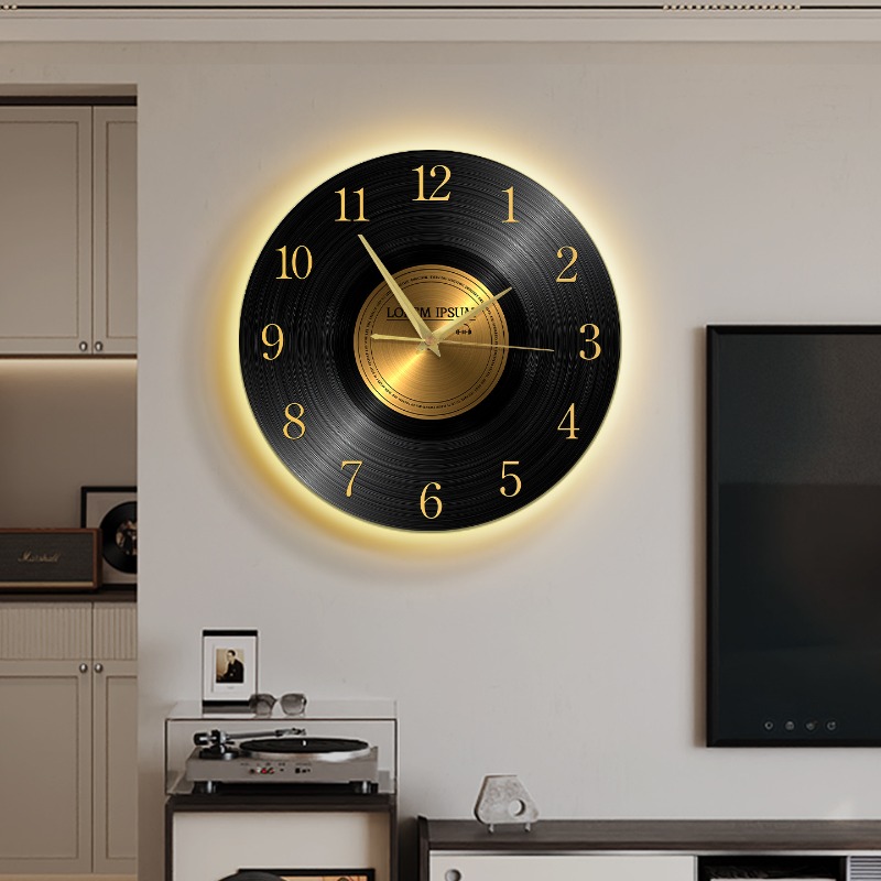 Luxury Lifestyle Homes - Zegar ścienny w stylu vintage z