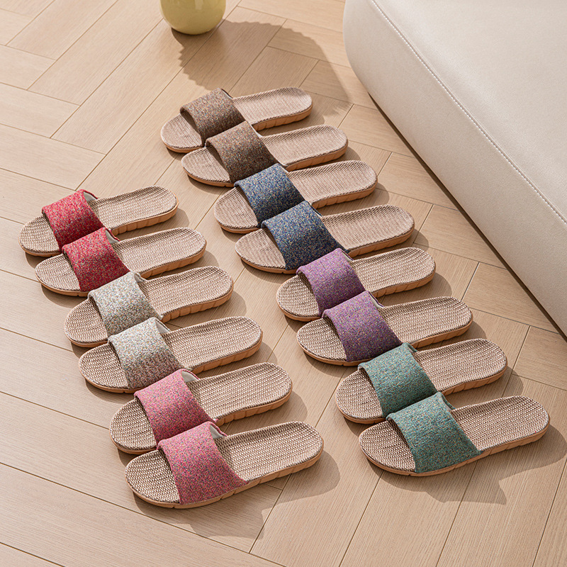 Lniane damskie kapcie domowe,  – Luxury Lifestyle Shoes recenzja i cena