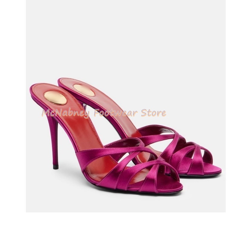 Szpiczaste szpilki satynowe z  – Luxury Lifestyle Shoes recenzja i cena